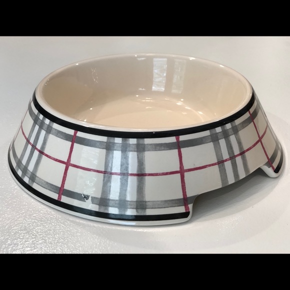 burberry dog bowl